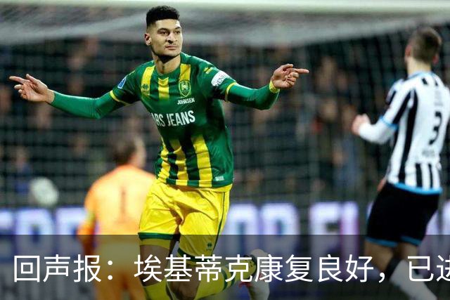 回声报：埃基蒂克康复良好，已进行部分有球训练